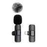 Wireless Lavalier Microphone for iPhone, Android & PC - 1in1 For Type-C