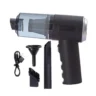Portable 3-in-1 Car & Home Vacuum Cleaner (USB Rechargeable) - black