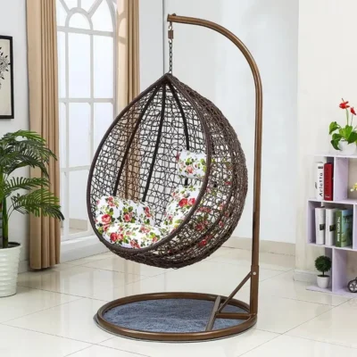 Wholesale Outdoor Patio Egg Chairs Bedroom Living Room Hotels Villas Rattan Egg Swing Chair Hanging Swing Chairs Customized