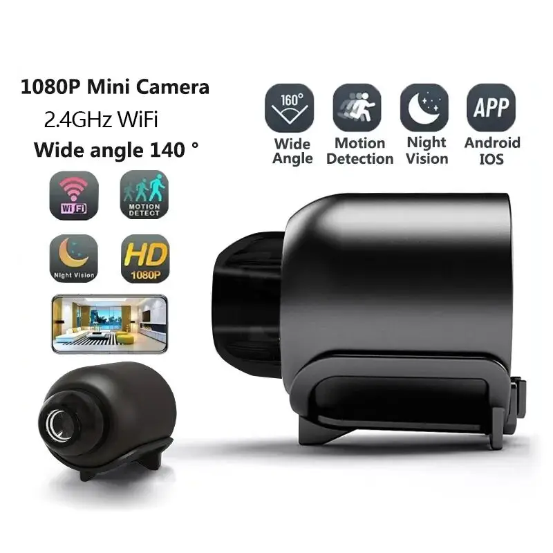 New X5Mini Night Vision 1080P Wireless Surveillance Camera - Image 4