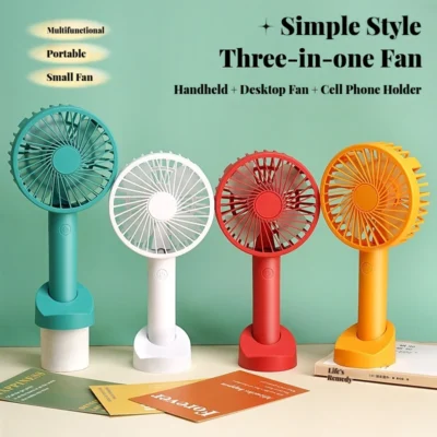 Mini Hand Fan With Rechargeable Battery Mini Foldable USB