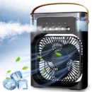 Mini Air Conditioning Rechargeable Fan & Colour LED Light