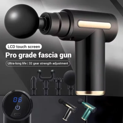Fascial Massage Gun 4 Replaceable Massage Head