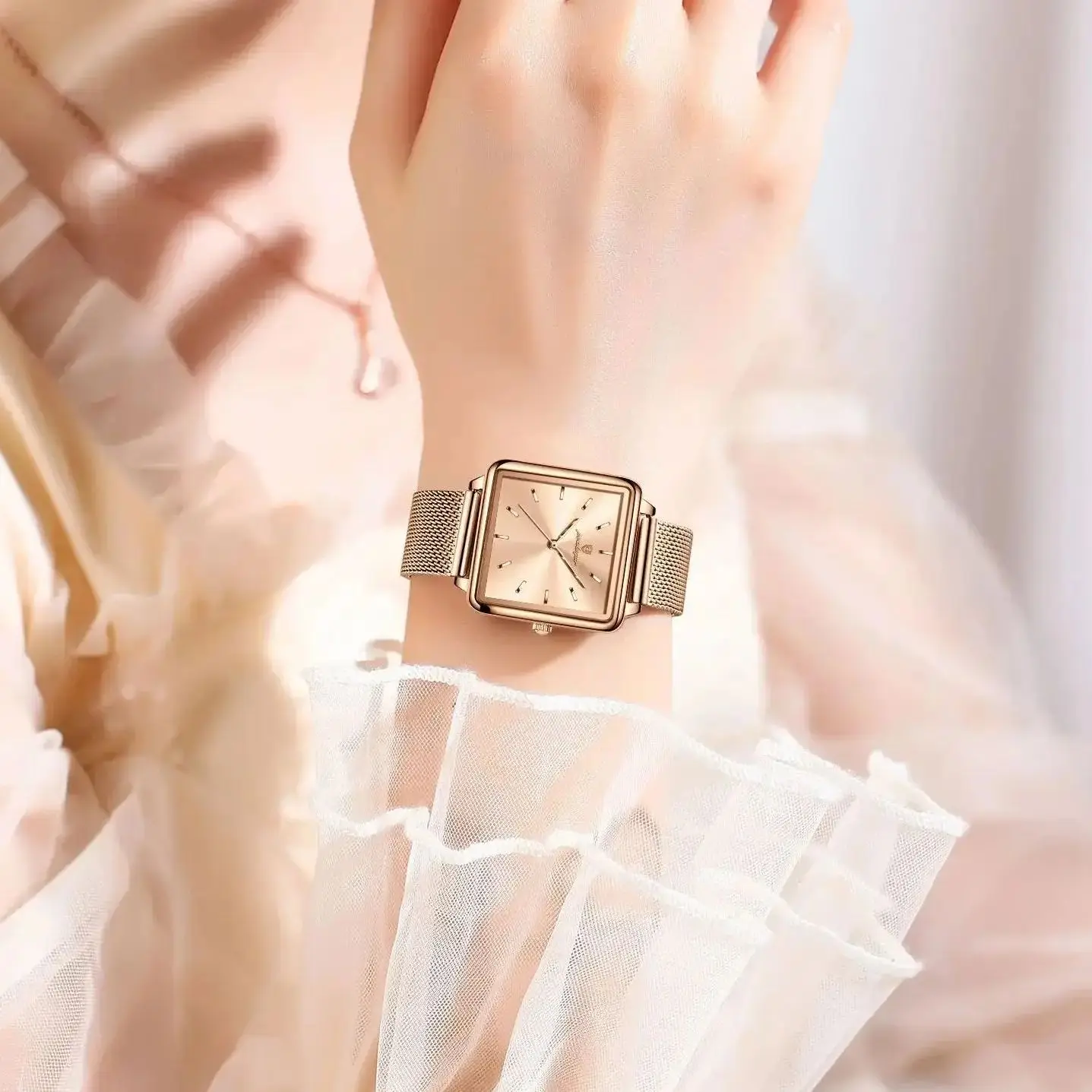 POEDAGAR Fashion Ladies Watch Waterproof Stainless Steel - Image 6