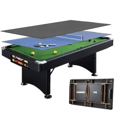 7FT 3 in 1 Snooker boards Folding Multi functional Table Tenis
