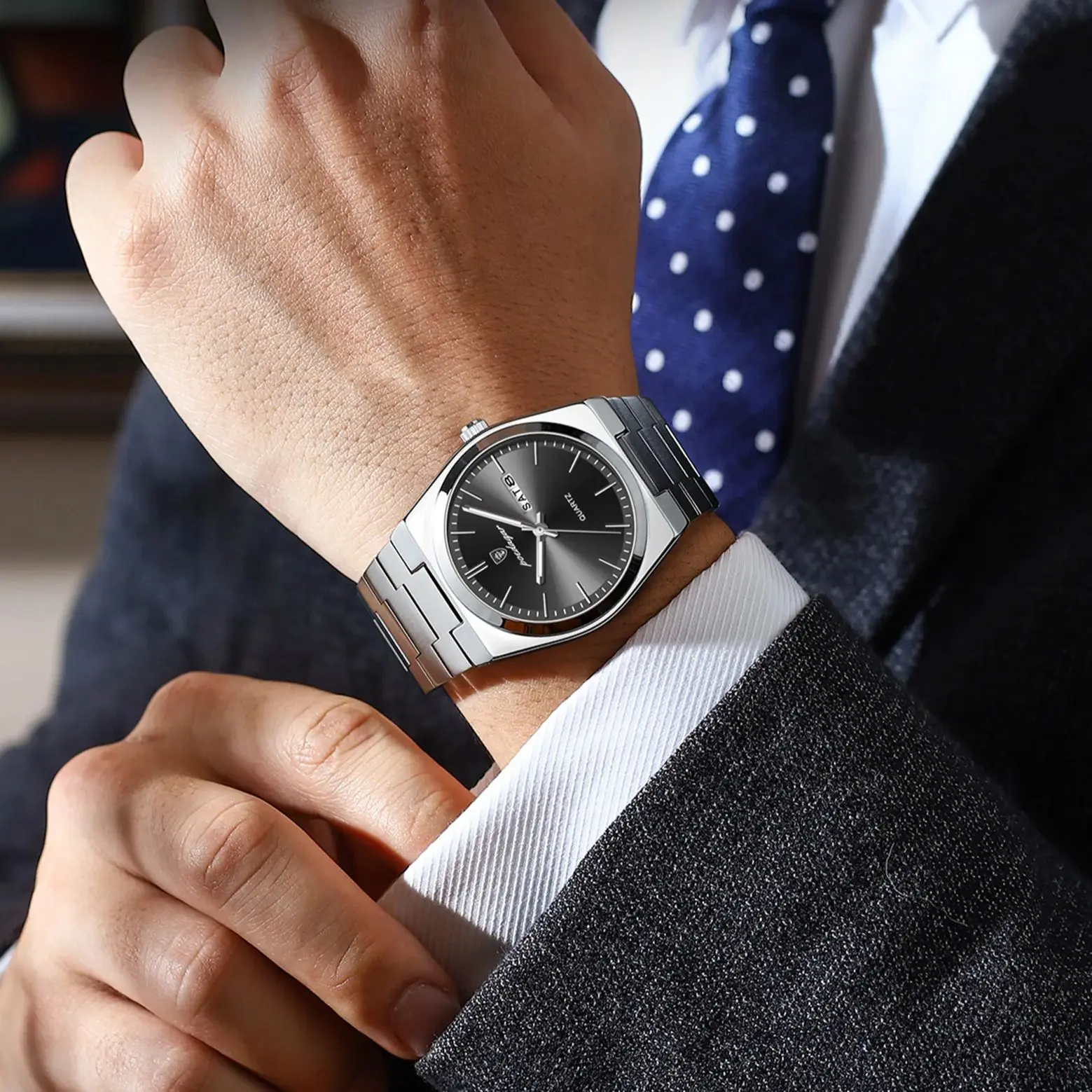 Poedagar Luxury Men's Quartz Wristwatch Waterproof - Image 6