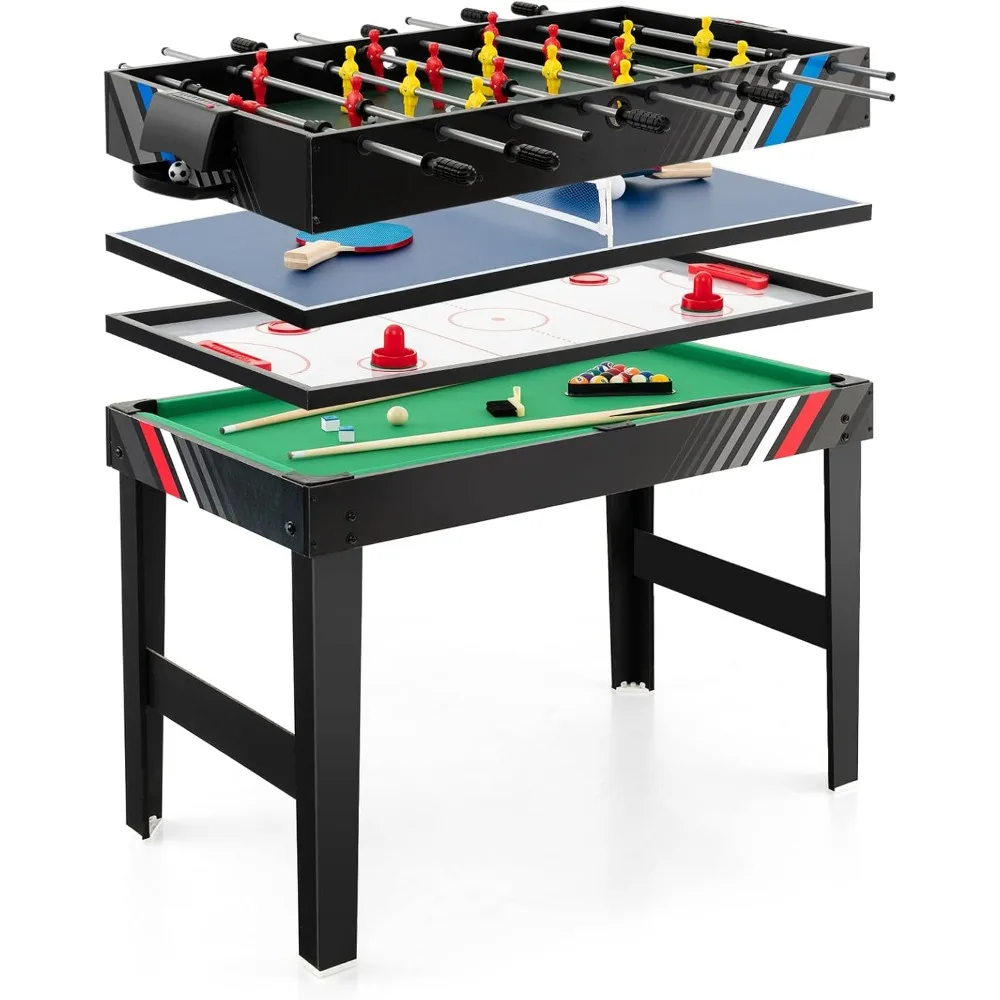 4in1 Snooker, Table Tennis, Soccer Table, Air Hockey 4ft.